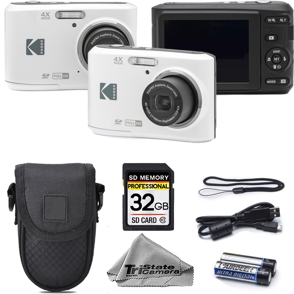 Kodak PIXPRO FZ45 Digital Camera, 16MP Compact Point & Shoot, 4X Optical Zoom, 2