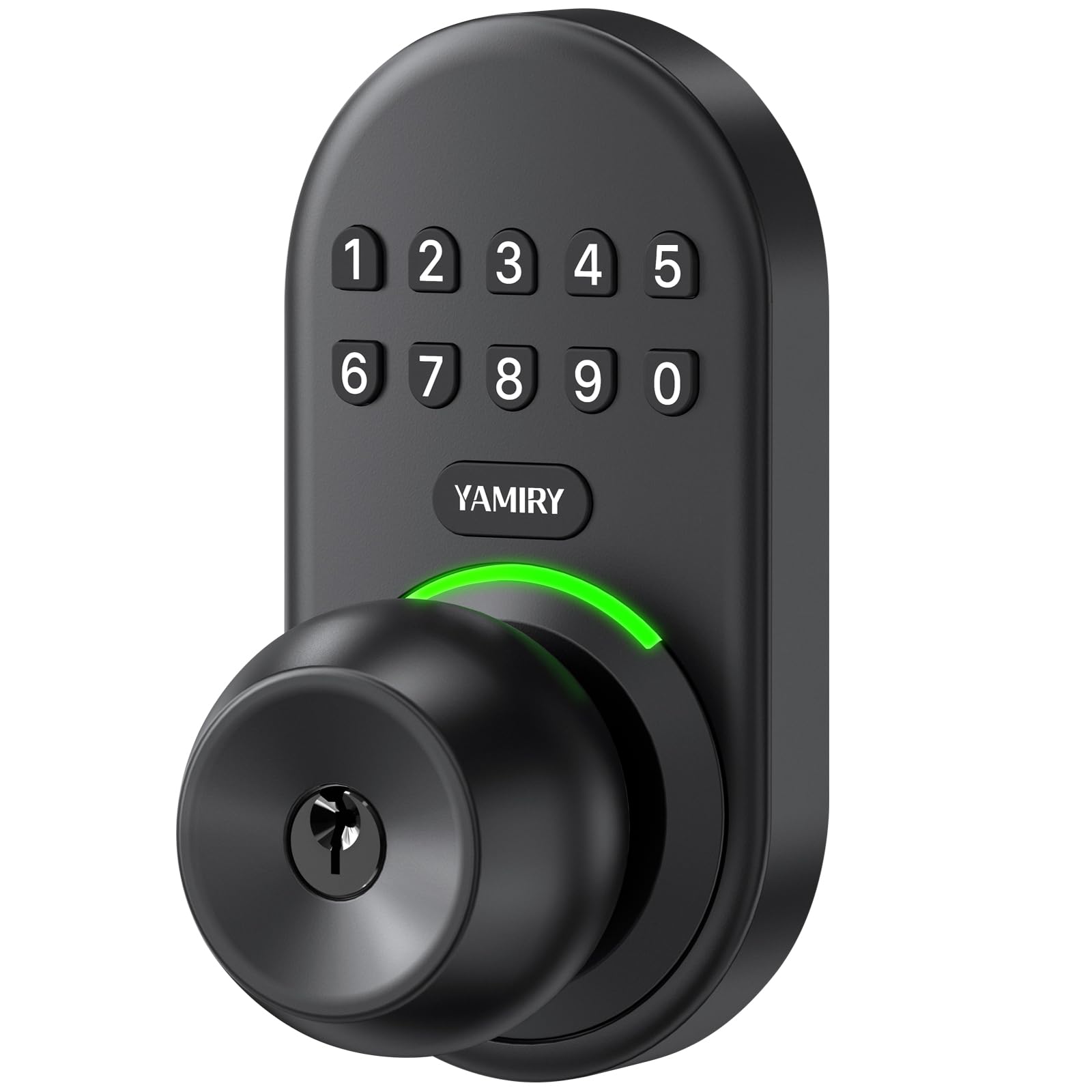 Keypad Smart Door Knob Lock, Yamiry Keyless Entry Digital Lock with Handle | Ele