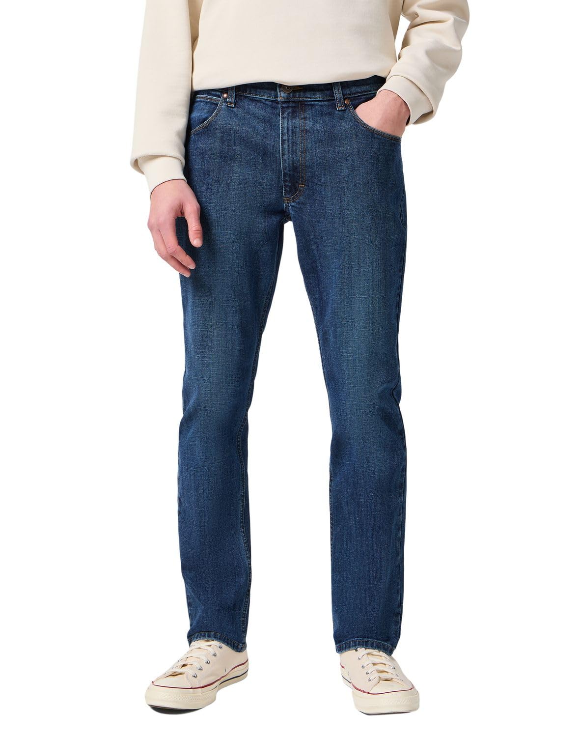 Wrangler - Men's Jeans - Regular fit - Red Kabel - Darkstone