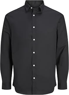 JJ Rebel Men's Jrebgavin Solid Shirt LS Noos Shirt (Pack of 1)