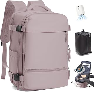SZLX Zaino Ryanair 40x30x20 Sottovuoto con pompa Zaino Ryanair 40x20x25 Sottovuoto Bagaglio a Mano 40x30x20 Wizzair Zaino da Viaggio 45x36x20 Easyjet Donna Zaino Casual Laptop 14 Pollici Impermeabile