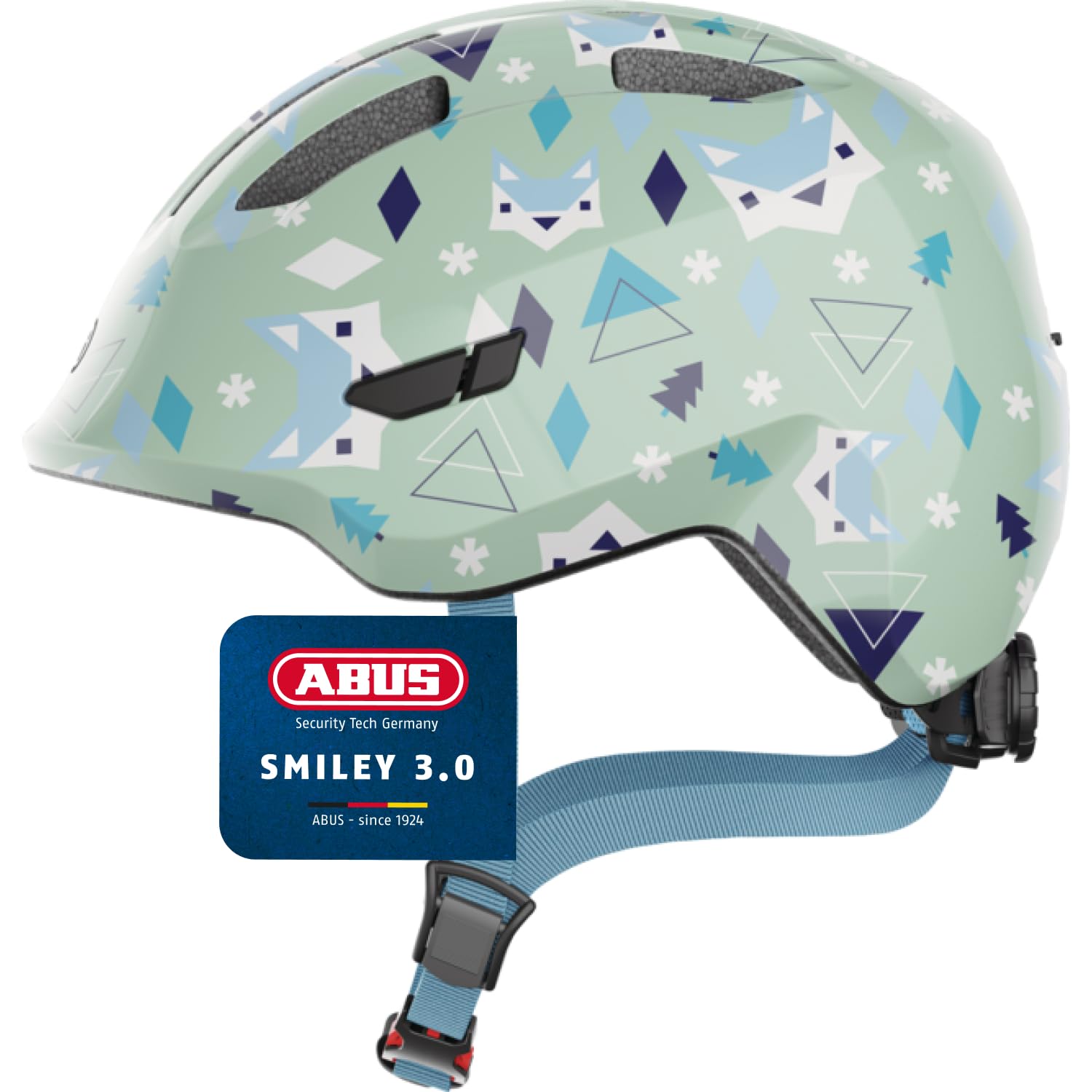 ABUS Smiley 3.0 Children’s Bicycle Helmet with Deep Fit, Child-Friendly Designs 