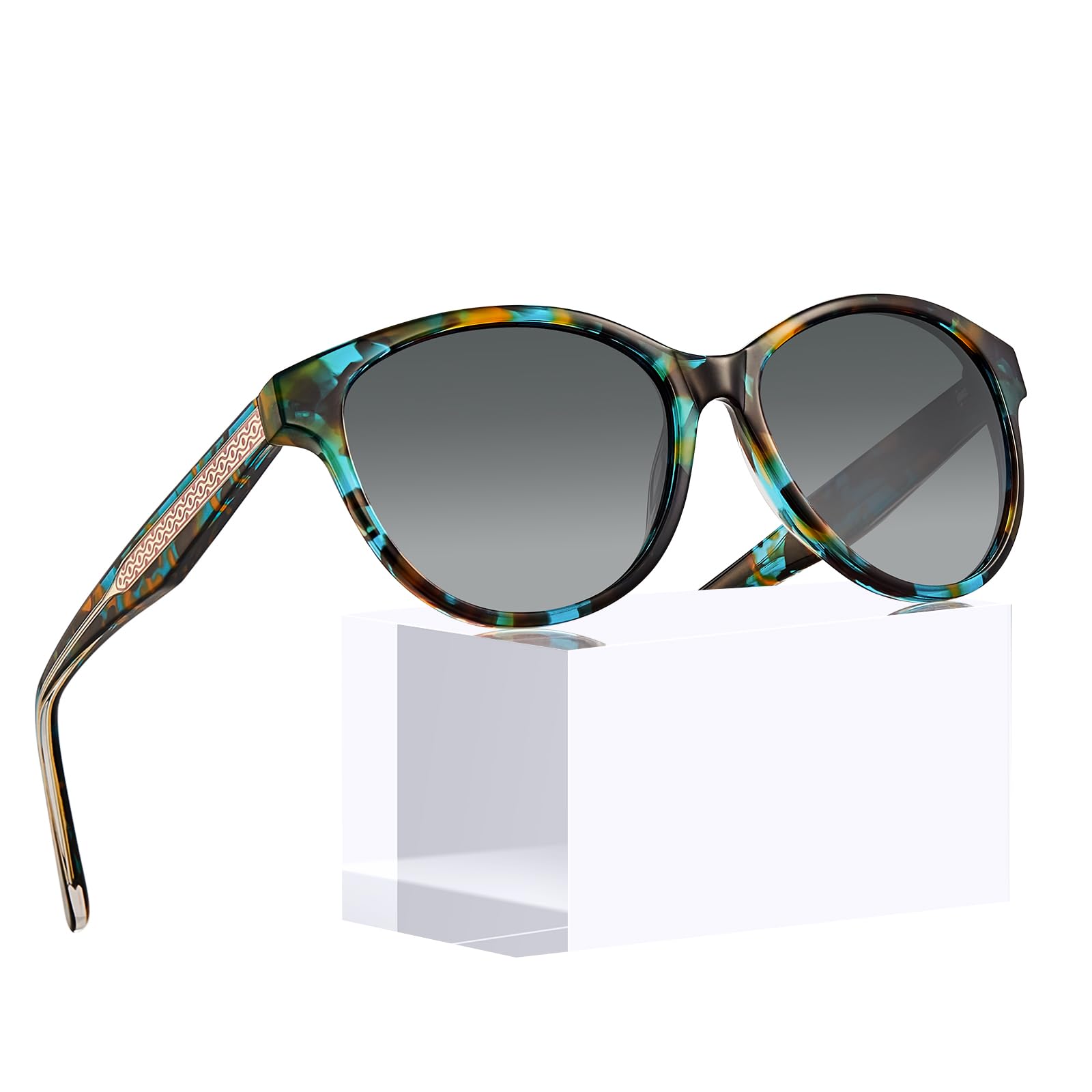 CARFIA Vintage Womens Sunglasses Polarised UV Protection for Driving CA5396