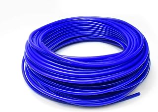 HPS HTSVH35-BLUEx10 Blue 10' Length High Temperature Silicone Vacuum Tubing Hose (60 psi Maxium Pressure, 3.5mm ID)