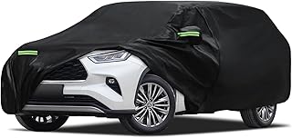 Migaven Car Cover Multi-Layer Fit for Toyota Highlander 2001-2026, Black
