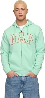 Gap Heritage Logo Hoodie Hooded Full Zip Men's Tracksuit Top (Pack of 1)