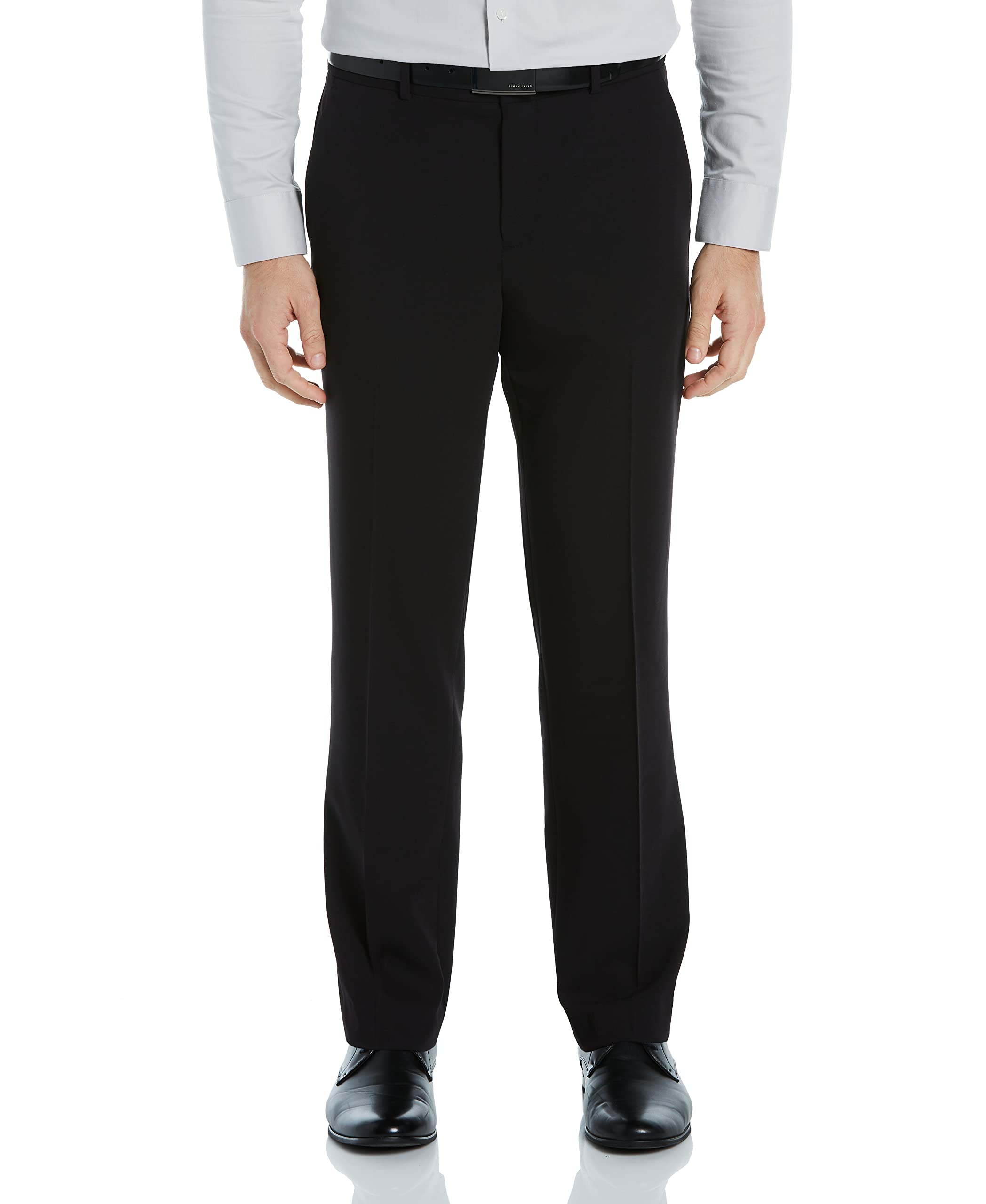 Perry Ellis Modern Fit Solid Stretch Resolution Dress Pant - Men's Dress Pants