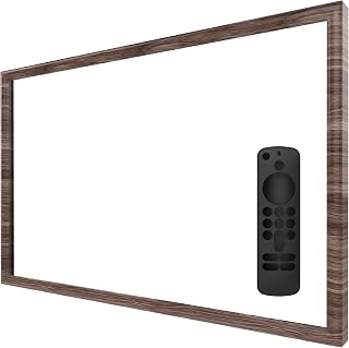 Wooden Grain Decorative Frame for Echo Show 21 (Dark Wooden Grain)