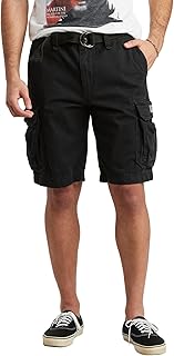 Unionbay - Survivor Belted Cargo Short, Men's Cargo Trousers