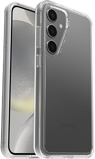 Cover OtterBox Symmetry Clear per Samsung Galaxy S24+, a prova di caduta, Testata per resistere a 3 volte il numero di cadute secondo gli standard militari, Trasparente, Senza Retail Package