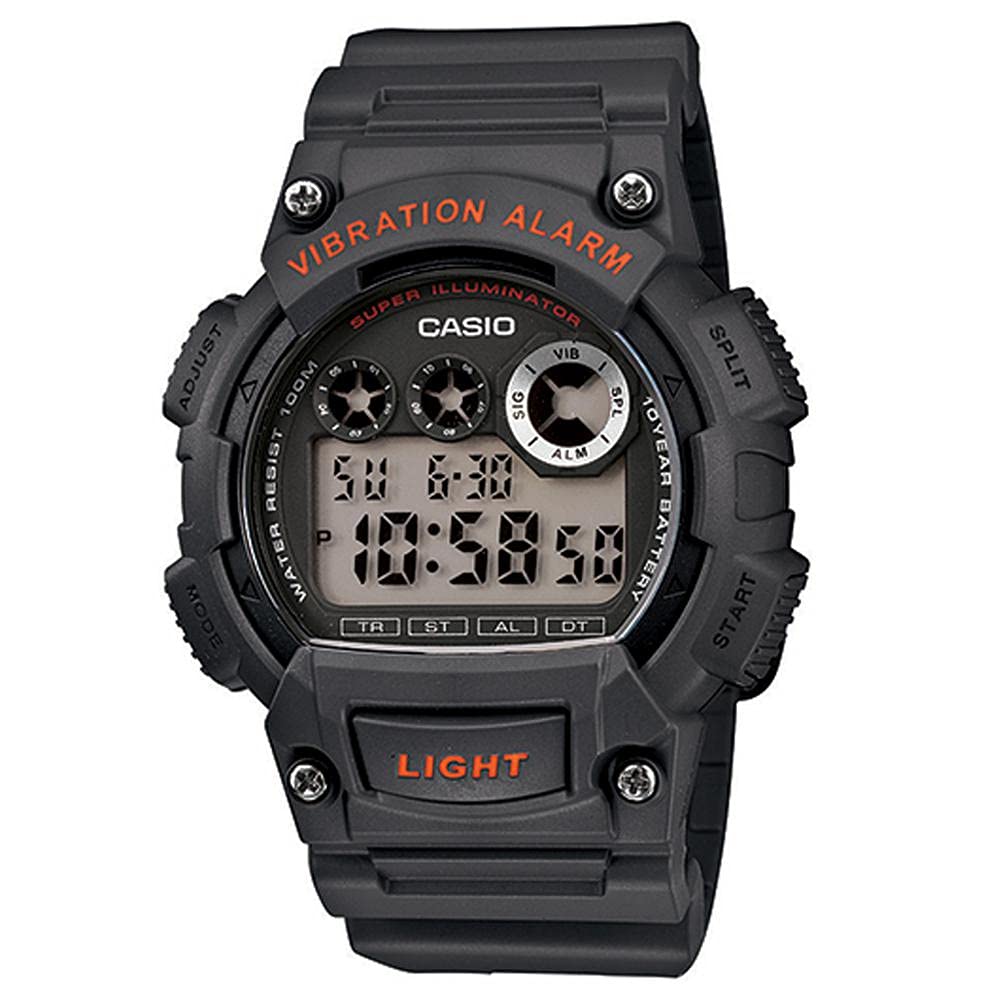 Casio W735H Series | Men’s Digital Watch | 1/100 SEC Stopwatch | Countdown Timer