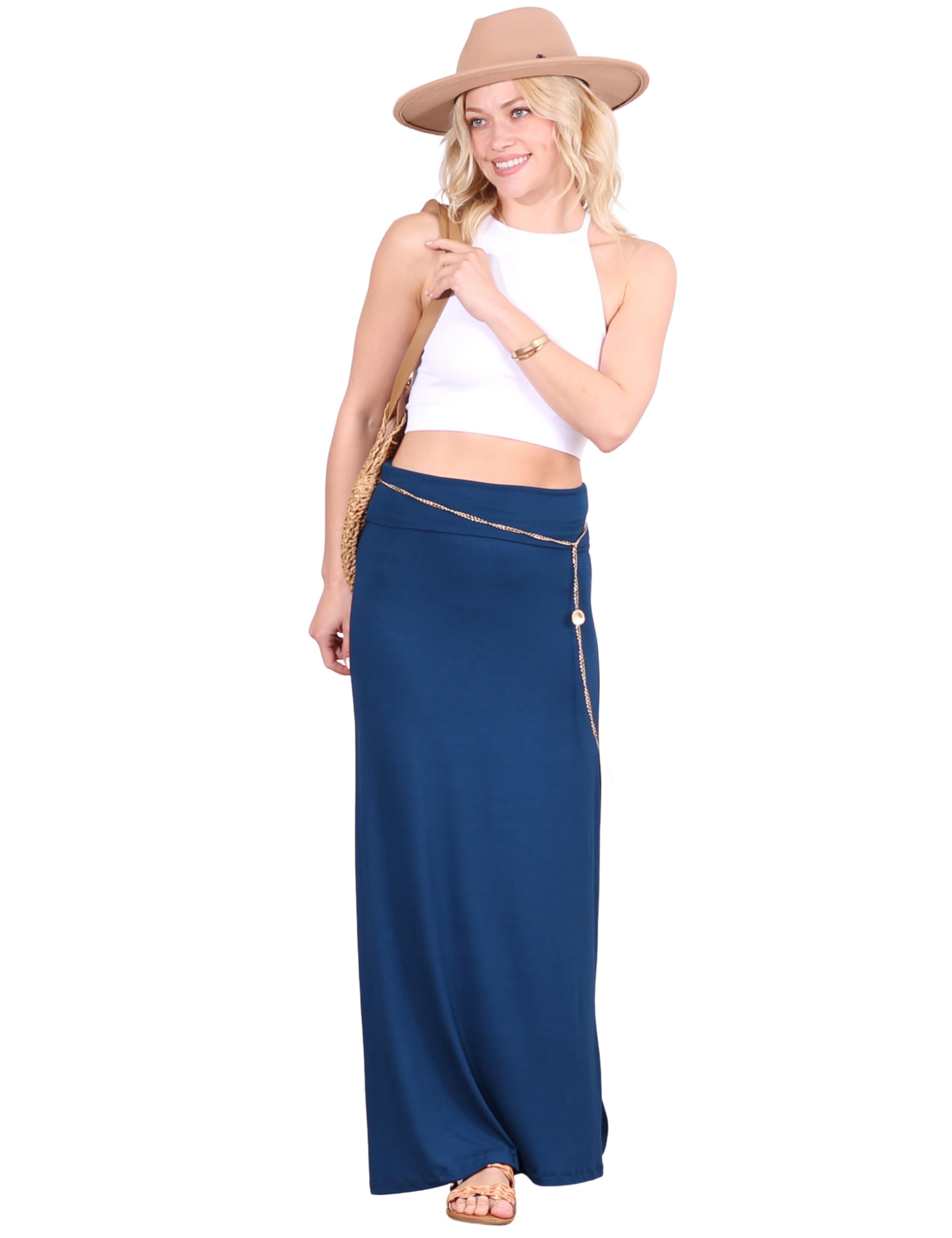 Popana Long Maxi Skirt for Women, Flowy Long Skirts for Women
