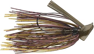 Buckeye Lures 1/2 Oz Flat Top Finesse Jig with Premium Skirting & Rubber Skirt Collar Durable Versatile Fishing Bait