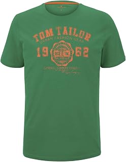 TOM TAILOR Men's Logo Printed T-Shirt