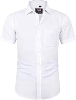 J.VER Pantalones de Pijama Button Down Shirt for Men