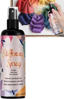 Fabric Stiffener for Crochet, 100ml Quick Drying Hardener Spray, Straw Hat Stiffener Spray, for Craft Projects, Decorations