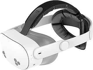 KIWI design K4 Head Strap for Quest 3/3S, Adjustable & Comfort & No Battery | Upgraded Dial for Snug Fit, Weight-Balanced Design for Better Comfort and Enhanced Support, Ideal VR Headset Accessories Gift