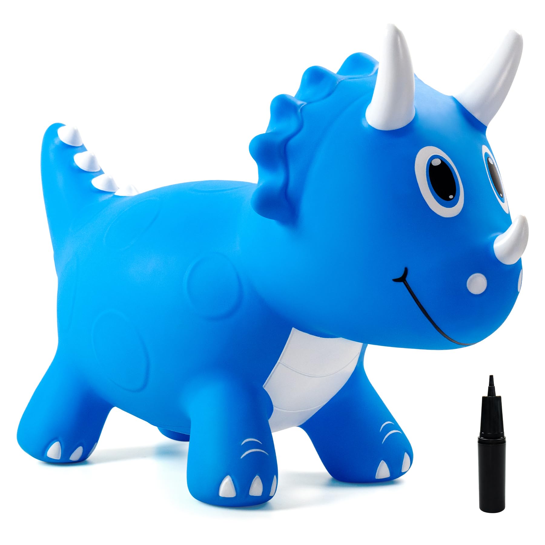 EVERICH TOY Dinosaur Bouncy Animal Hopper, Ride-on Toys for Kids 18M+ | Horse Bo