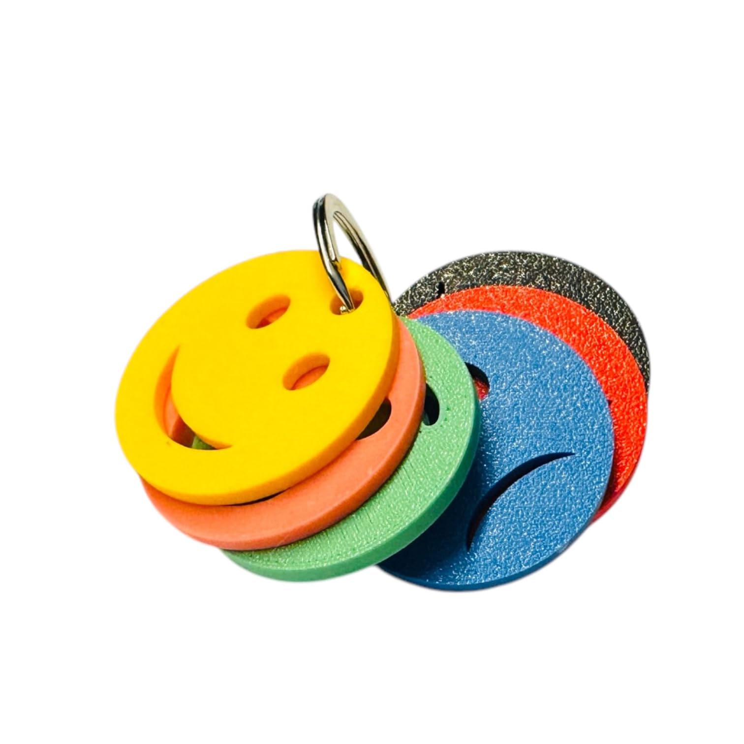 Colour Feelings 6 Emotional Regulation Keychain | 6 Mood Zone Discs for Children