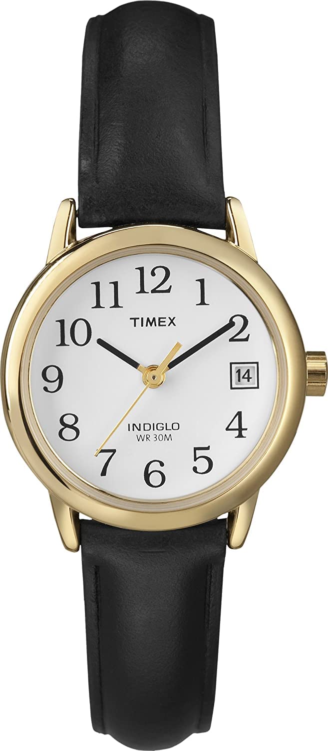 Timex - Femme - T20071D7 - Easy Reader - Quartz Analogique - Blanc - Marron