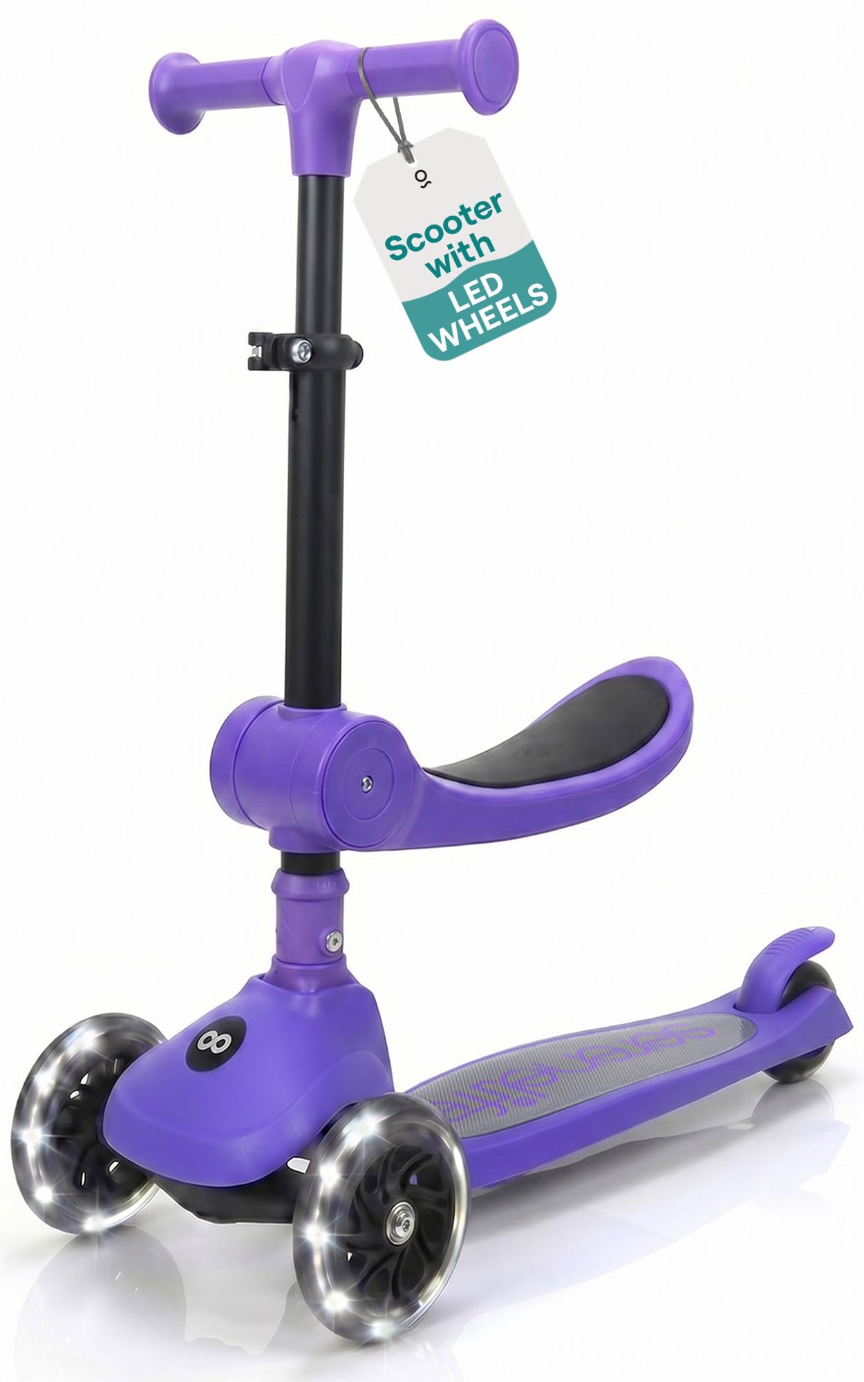 SereneLife 3 Wheel Scooter for Kids or Toddler Ages 2+