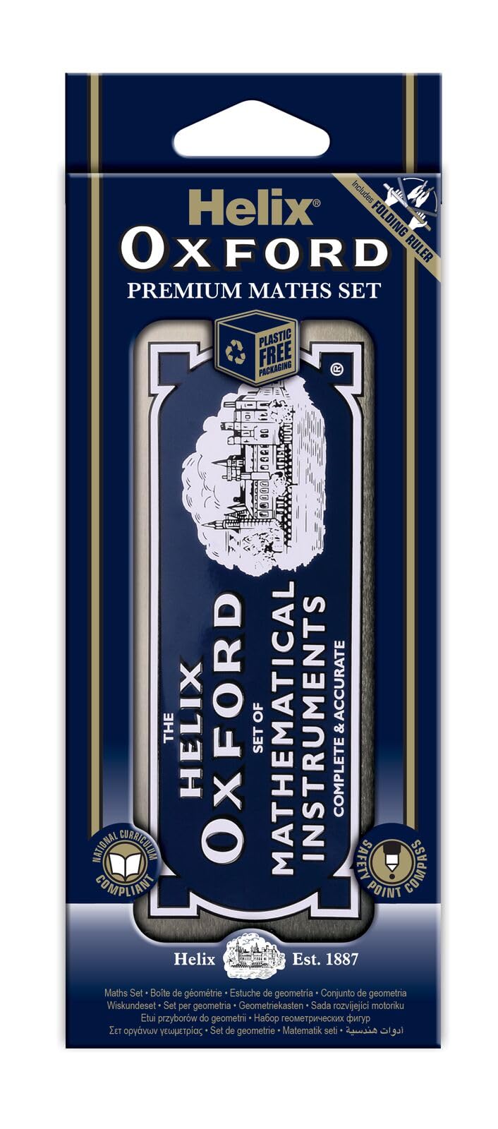 Helix Oxford Premium Maths Set - Ideal for Secondary High School & College Mathe