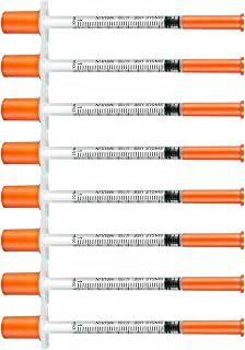 14 Pack Fine Tip Dispensing Tools, 1ml Capacity, Measuring Tools Accessories for Crafting & Refilling, Pets Feeding Craft Supplies