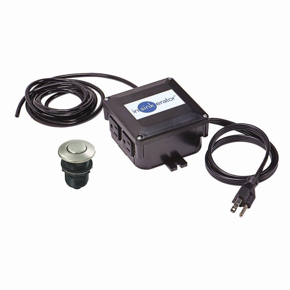InSinkErator Garbage Disposal Air Switch Kit, Dual Outlet Sink Top Switch Button
