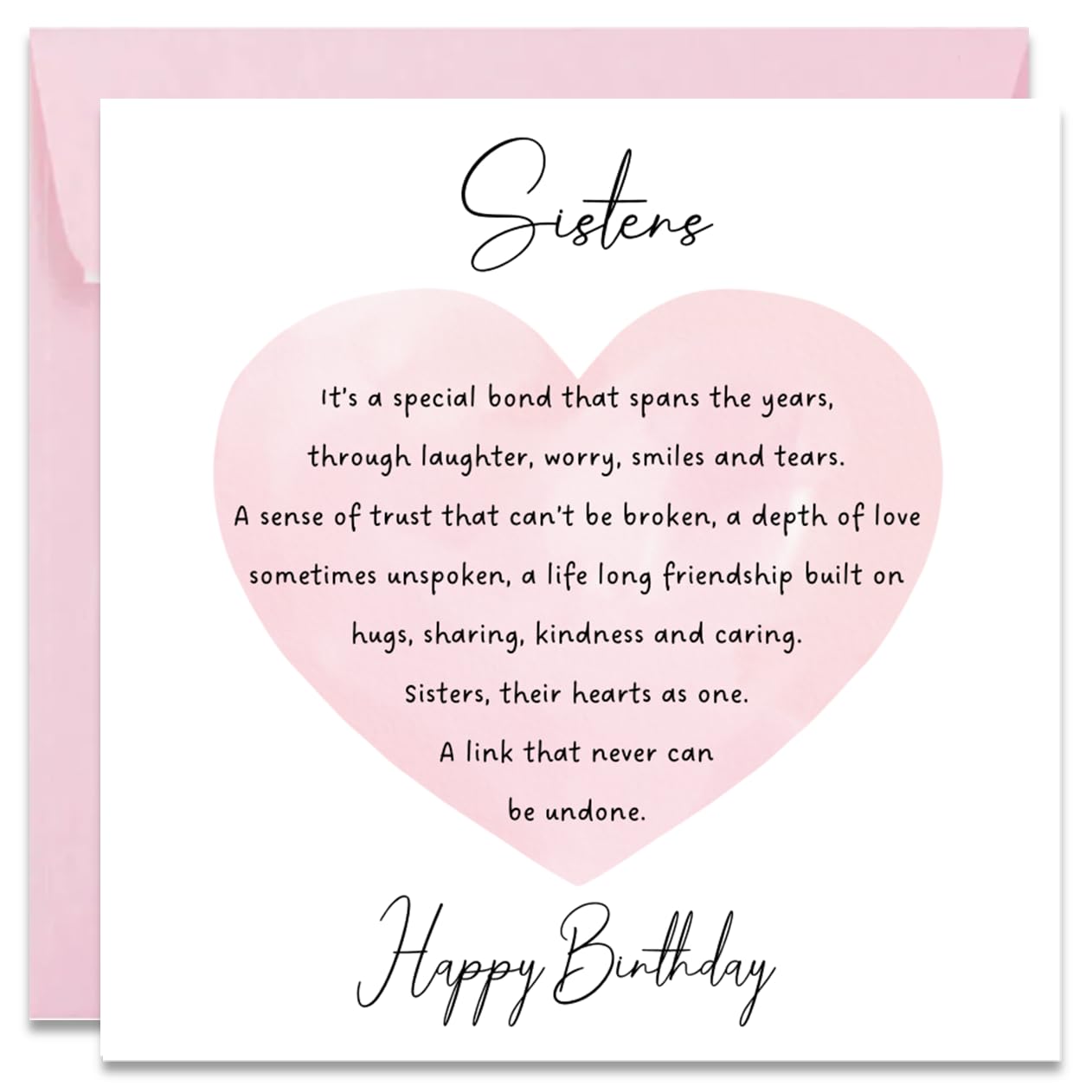 Printperfect - Sister Birthday Card For Her - Female - Sis Birthday Card - Speci