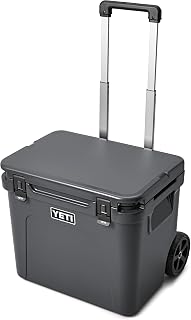 YETI Roadie 60 Wheeled Cool Box, Insulated Hard Cooler