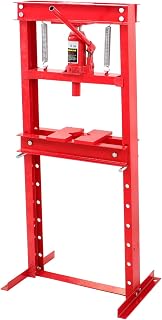 findmall 12-Ton Workshop Press with Adjustable Height | Desktop Hydraulic Workshop Press for Metal Processing