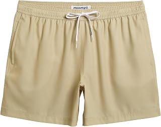maamgic Mens Swim Trunks Stretch 7" Quick Dry Mesh Lining Swimwear
