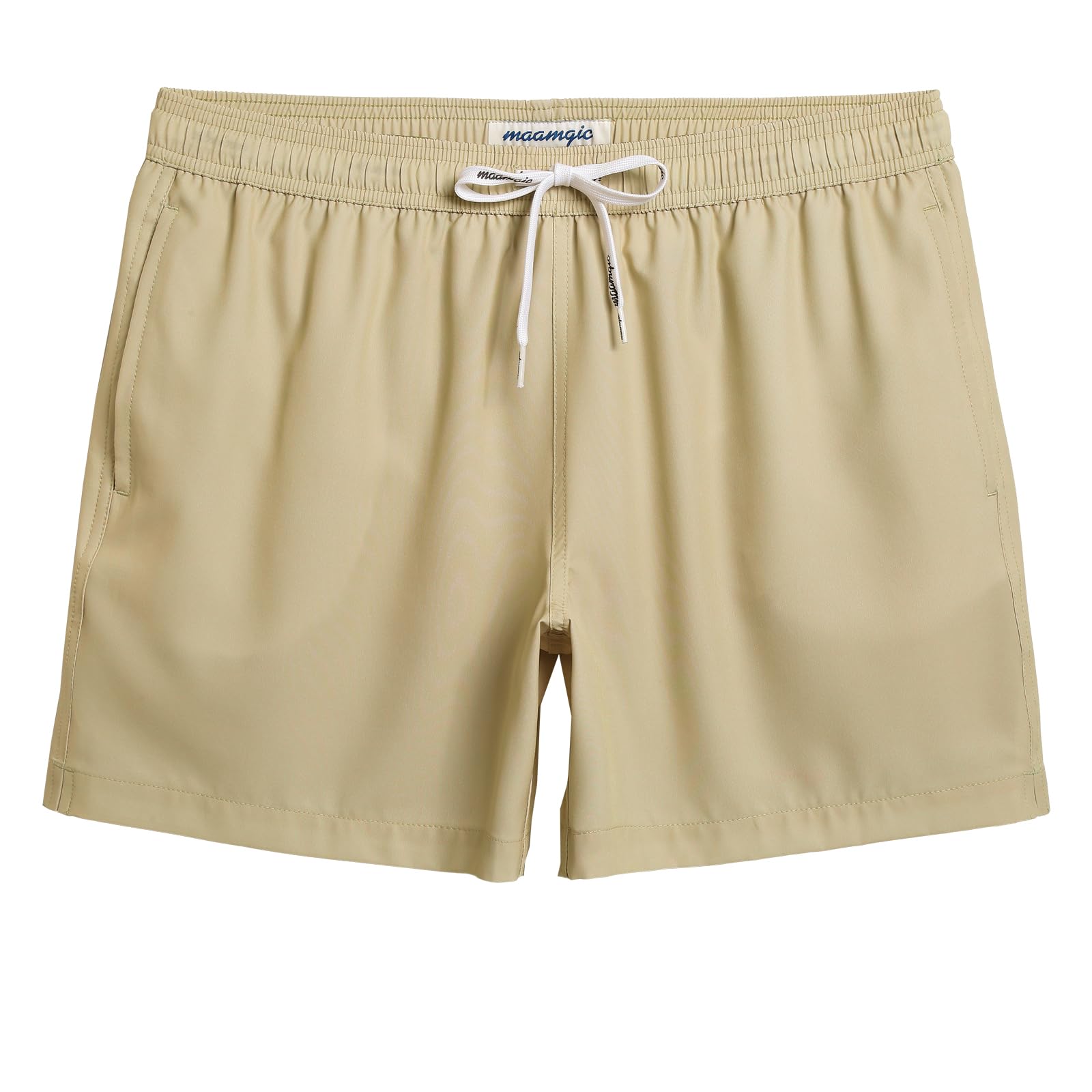 maamgic Mens Swim Trunks Stretch 7" Quick Dry Mesh Lining Swimwear