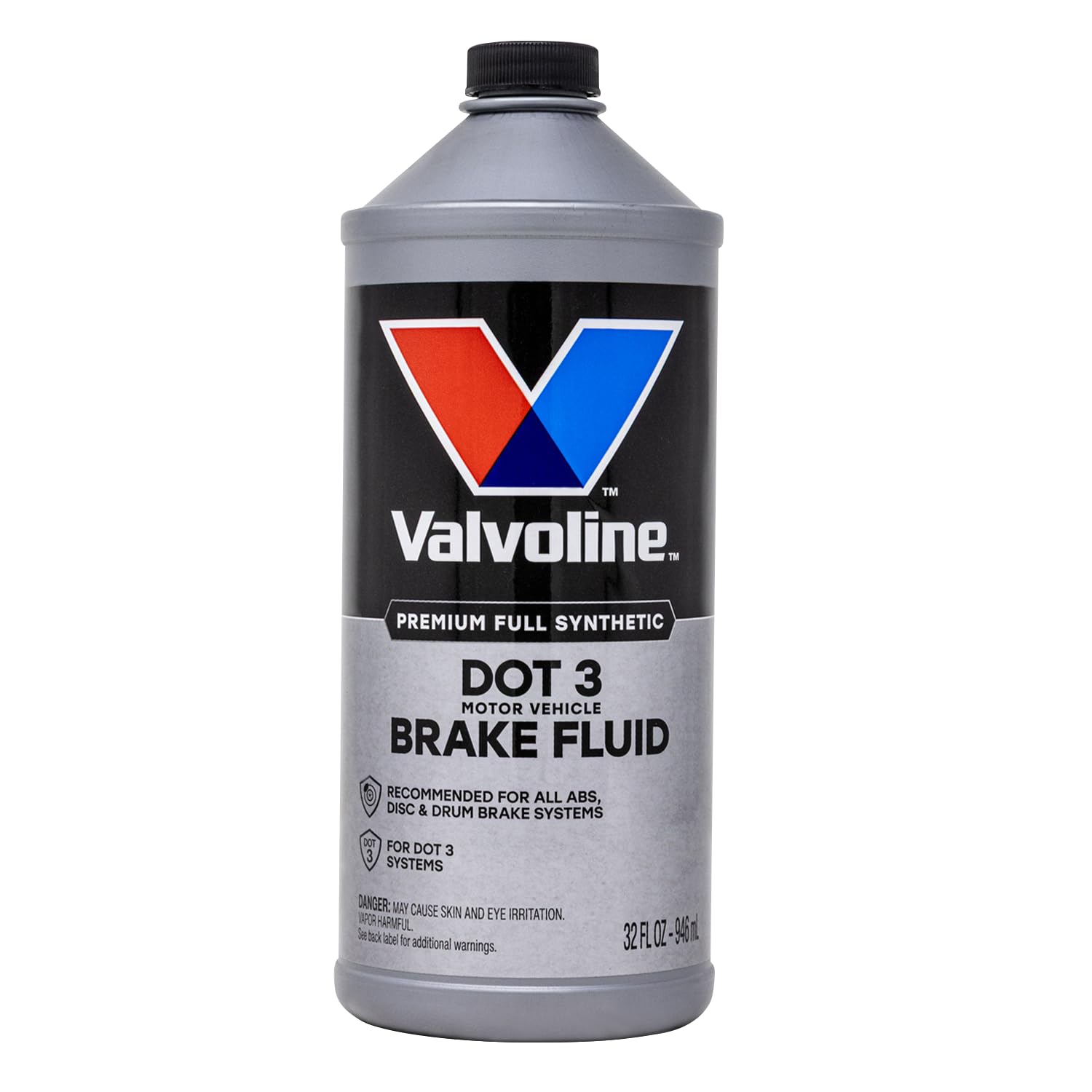 Valvoline DOT 3 Synthetic Brake Fluid, 32 oz | High-boiling synthetic brake flui