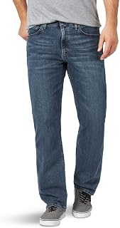 Wrangler Carpenter Men's Relaxed Fit Straight Leg Jeans, Smoke, 29 / 32