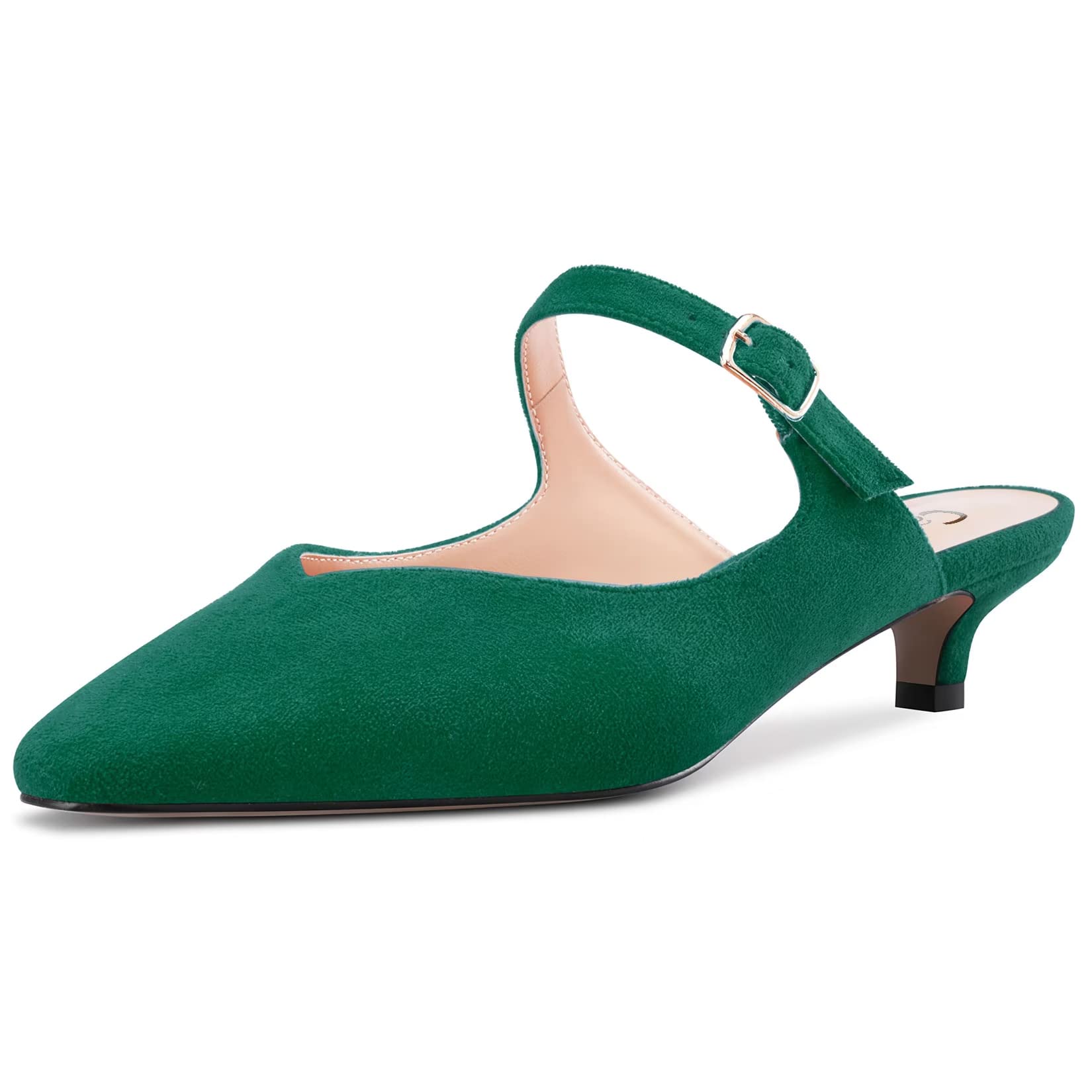 Castamere Women's Stockings Kitten Heel Square Toe Slip-On Sandals Party Classic