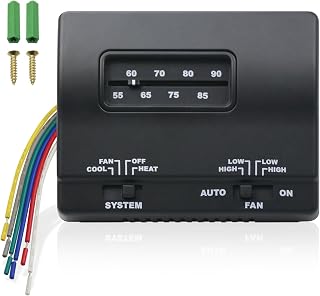 7330F3852 RV Thermostat for Coleman Mach RV Thermostat Heat/Cool 7330F3852 Air Conditioner Parts Single Stage Heating/Cooling Control