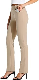 Willit Women's Yoga Dress Pants Straight Leg 28"/29"/30"/31"/33"