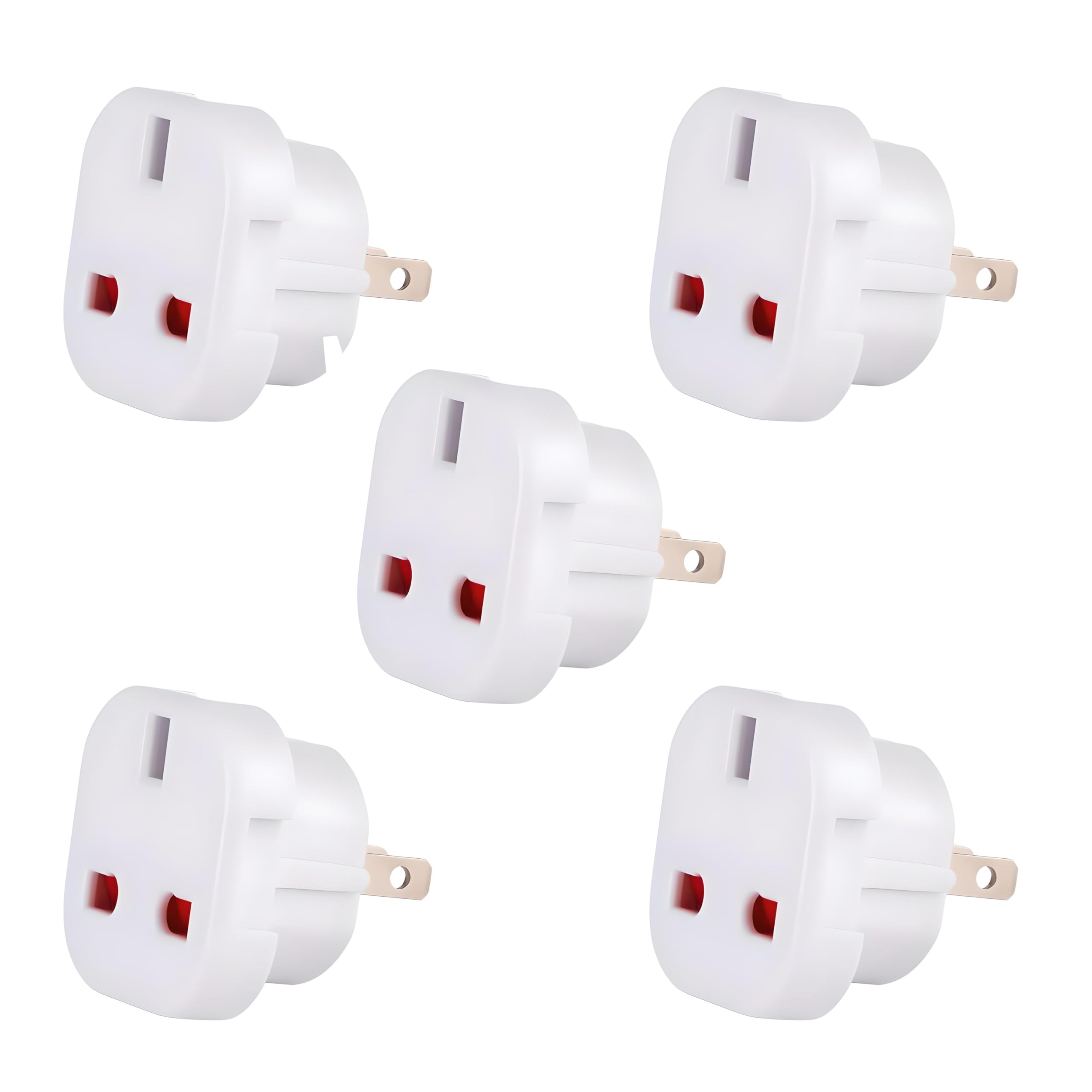 Double Dragon UK to US and Australia, 3-Pin to 2-Pin Travel Adapter | Plug Conve