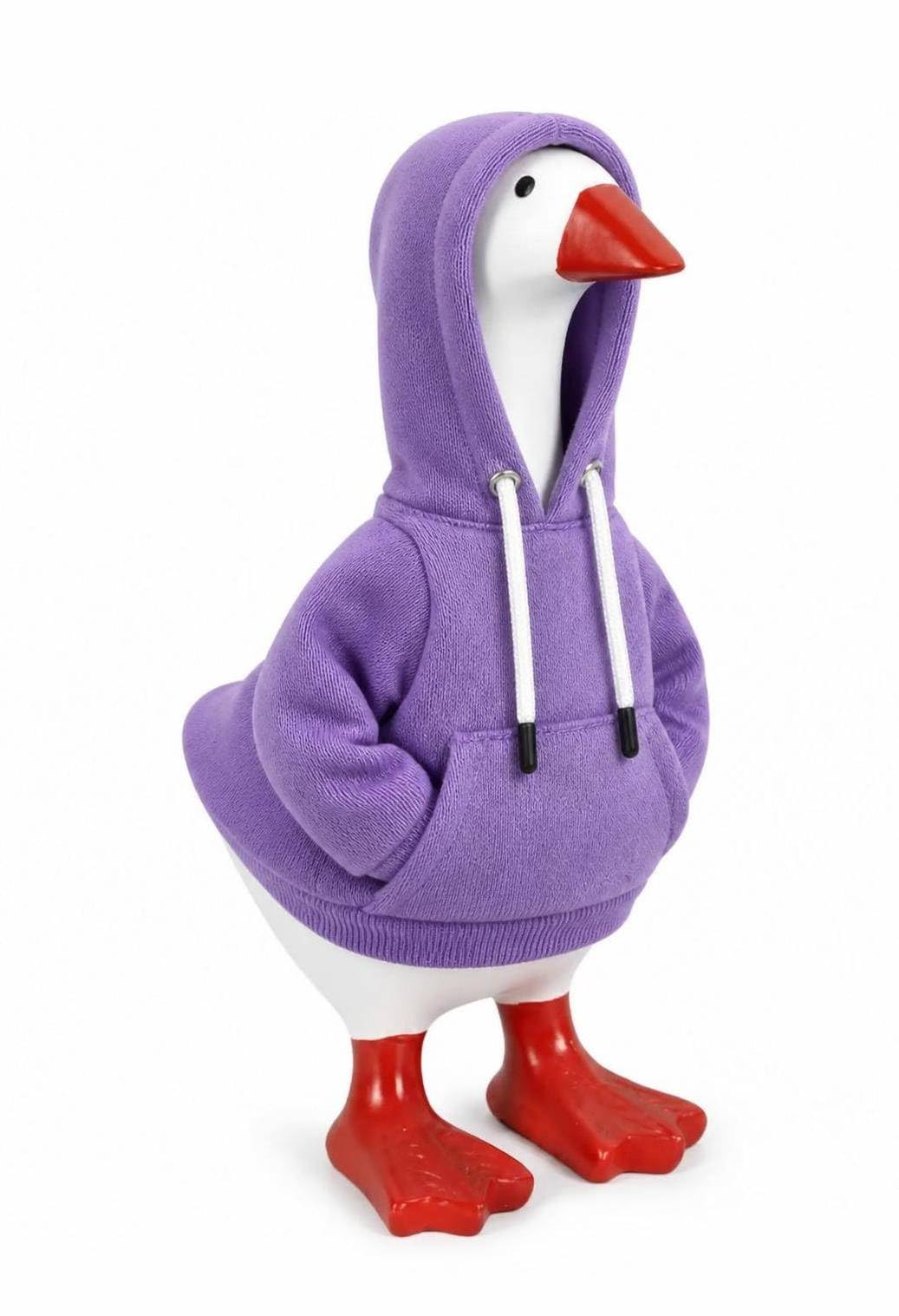 AUGsea 7" Desk Goose Outfits, Mini Hoodie Clothes (Purple) | Cute mini hoodie fo