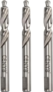 3Pcs x Step Poilt Drill Bits for Heavy Duty Carbide Hole Saw，Hole Saw Center Drill bit for Metal, Steel, Iron, Wood, Plastic