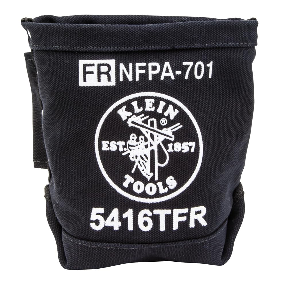 Klein Tools Flame Resistant Canvas Tool Bag, 3 Pocket