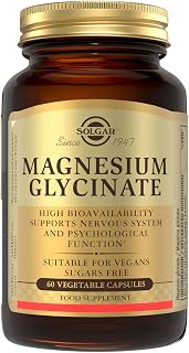 Solgar Magnesium Bisglycinate 240 mg | High Absorption | 60 Capsules | Reduces tiredness · Supports the nervous system · Gentle on the stomach