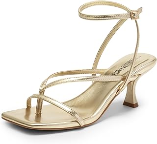 DREAM PAIRS Women's Dressy Thong Kitten Heel Sandals