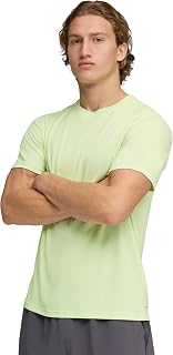 PUMA M Tad Essential Poly Texture Tee T-Shirts Unisex - Adult (Pack of 1)