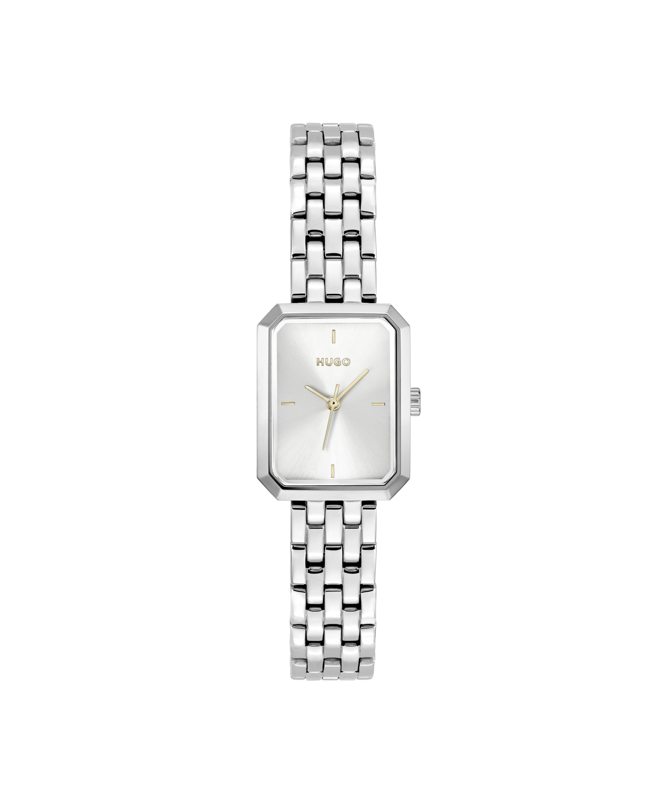 Hugo Three Hand Quartz Movement Watch for Women #Cosy Collection with Silver, Go