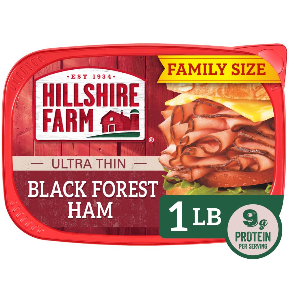 Hillshire Farm Ultra Thin Sliced Deli Lunch Meat, Black Forest Ham, 16 oz | Glut