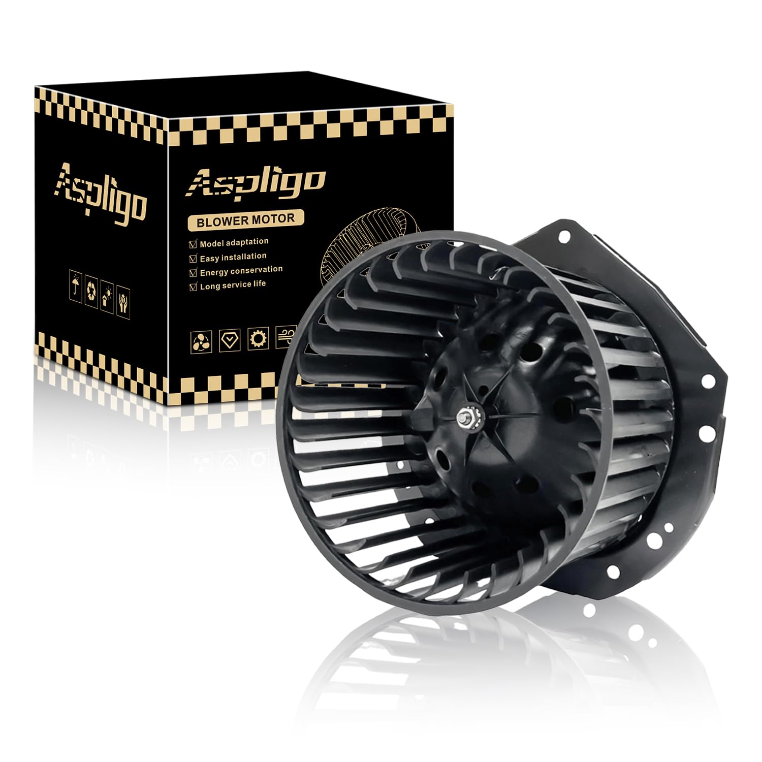 Aspligo 700103 AC Heater Blower Motor Fan Fit for Chevy Astro Tahoe C1500 | for 