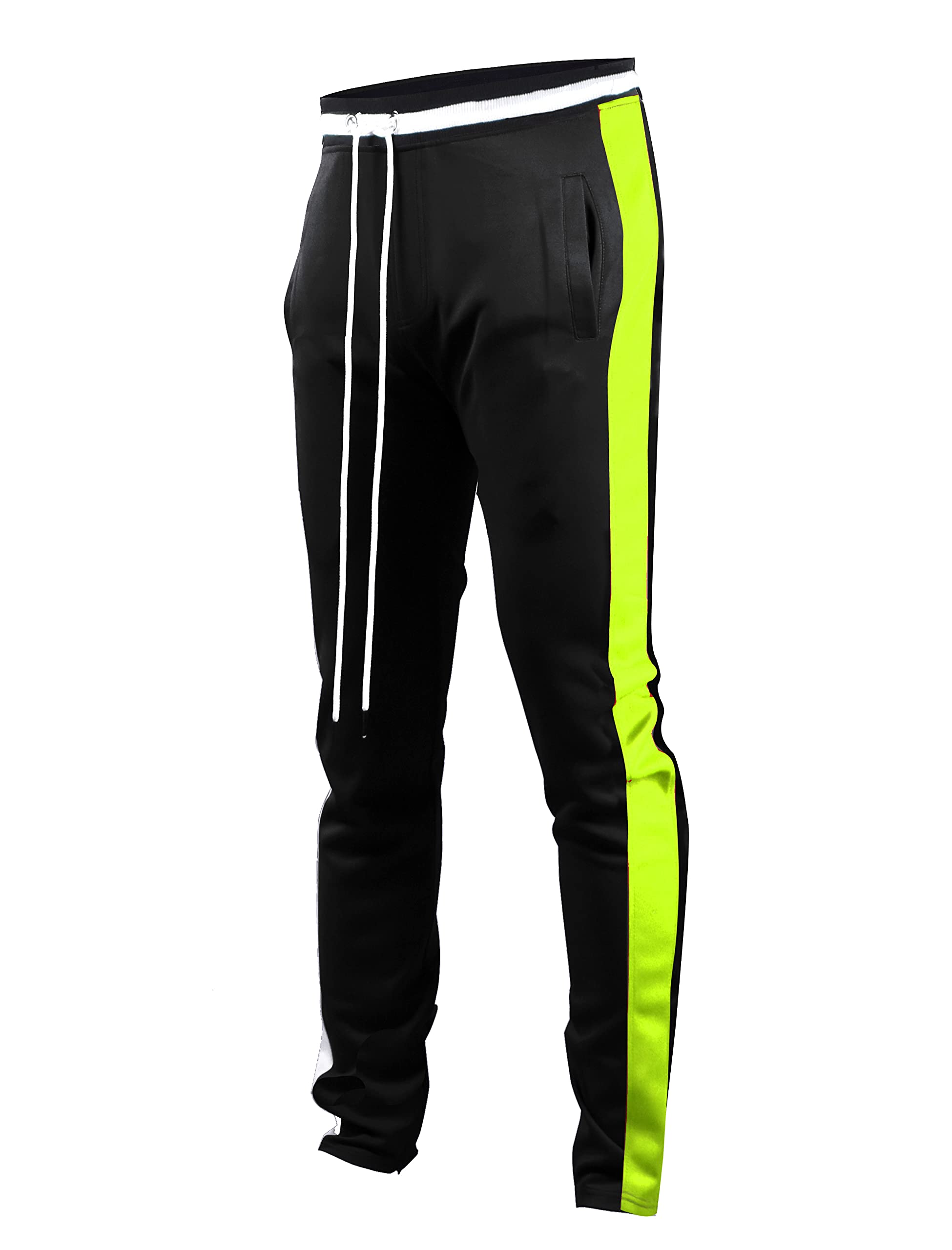 SCREENSHOT-Track Pants S41700 Mens Premium Slim Athletic Fitness Lifestyle Worko