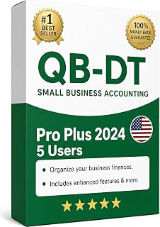 Quick - Book Desktop Pro "Plus" 2024 | 5 User | LIFETIME Version | Amazon message Delivery - Only PC, Not for Mac | 100% Money Back Guarantee
